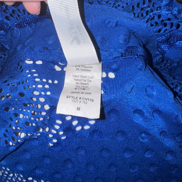 Dressy Royal Blue Jacket Medium runs like a 12/14 - Picture 2 of 5
